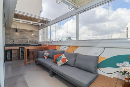 Varanda de apartamento à venda com 1 quarto, 90m² em Jardim Paulista, São Paulo