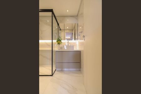 Apartamento à venda com 90m², 1 quarto e 1 vaga Apartamento à venda com 90m², 1 quarto e 1 vagaBanheiro da Suíte