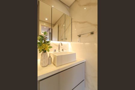 Apartamento à venda com 90m², 1 quarto e 1 vaga Apartamento à venda com 90m², 1 quarto e 1 vagaBanheiro da Suíte