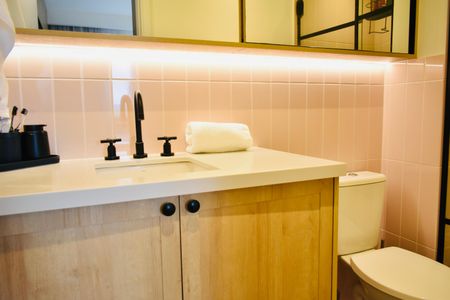 Apartamento à venda com 35m², 1 quarto e sem vagaBanheiro da Suíte