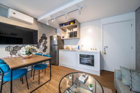 Studio para alugar com 31m², 1 quarto e sem vagaSala