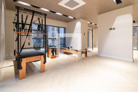 Studio para alugar com 41m², 1 quarto e sem vaga Studio para alugar com 41m², 1 quarto e sem vagaÁrea comum - Academia