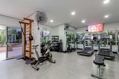 Apartamento para alugar com 44m², 1 quarto e 1 vaga Apartamento para alugar com 44m², 1 quarto e 1 vagaÁrea comum - Academia