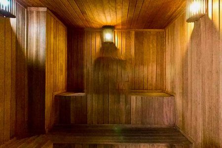 Apartamento para alugar com 44m², 1 quarto e 1 vaga Apartamento para alugar com 44m², 1 quarto e 1 vagaÁrea comum - Sauna