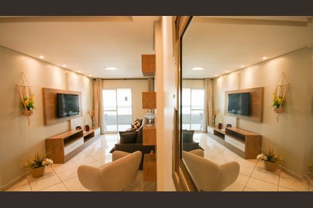 Sala de apartamento para alugar com 3 quartos, 110m² em Cidade Ocian, Praia Grande