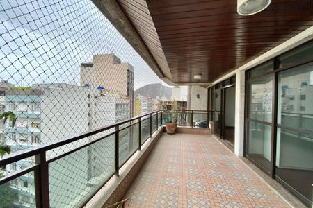 Varanda de apartamento para alugar com 3 quartos, 220m² em Copacabana, Rio de Janeiro