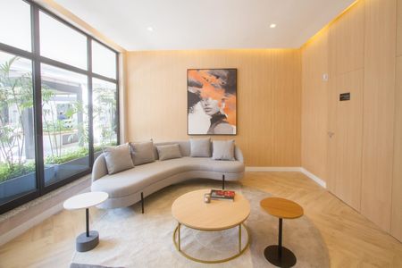 Studio para alugar com 27m², 1 quarto e sem vaga Studio para alugar com 27m², 1 quarto e sem vagaÁrea comum - Salão de festas