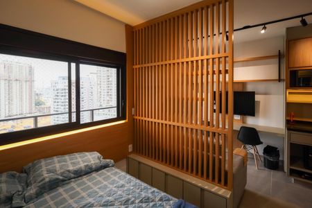 Studio para alugar com 27m², 1 quarto e sem vaga Studio para alugar com 27m², 1 quarto e sem vagaQuarto