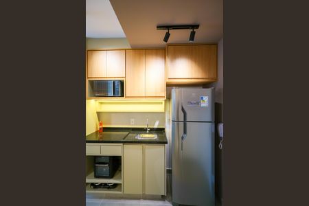 Studio para alugar com 27m², 1 quarto e sem vaga Studio para alugar com 27m², 1 quarto e sem vagaCozinha