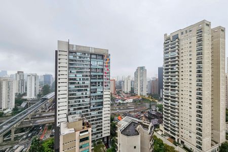 Vista da Varanda da Sala de apartamento para alugar com 1 quarto, 27m² em Campo Belo, São Paulo