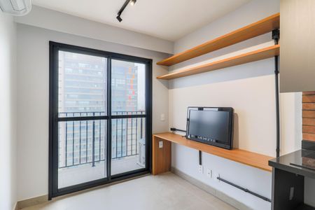 Sala de apartamento para alugar com 1 quarto, 27m² em Campo Belo, São Paulo