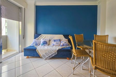 Sala de apartamento para alugar com 1 quarto, 57m² em Centro, Guarujá