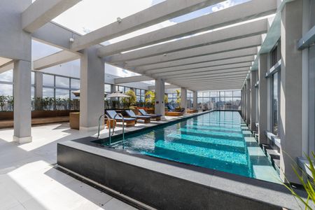 Studio para alugar com 40m², 1 quarto e 1 vagaPiscina