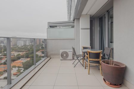 Varanda de kitnet/studio para alugar com 1 quarto, 40m² em Pinheiros, São Paulo