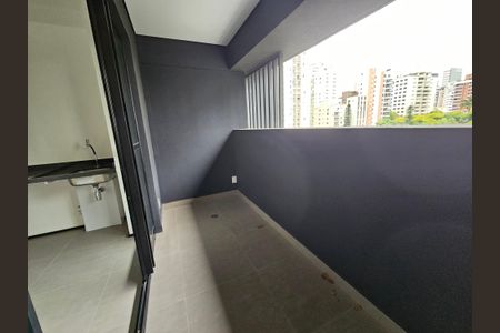Sacada de kitnet/studio à venda com 1 quarto, 24m² em Brooklin, São Paulo