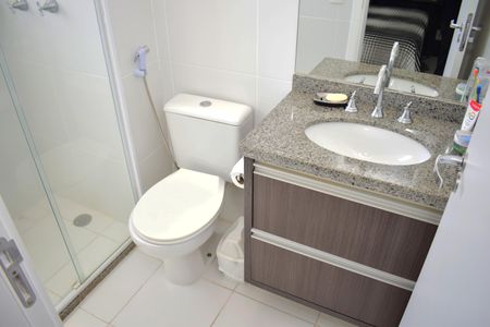 Apartamento para alugar com 128m², 4 quartos e 2 vagasBanheiro da Suíte 2