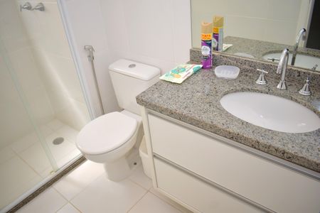 Apartamento para alugar com 128m², 4 quartos e 2 vagasBanheiro da Suíte 1