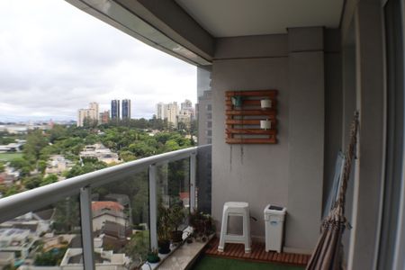 Varanda da Sala de apartamento à venda com 2 quartos, 70m² em Melville Empresarial Ii, Barueri