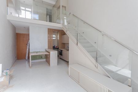 Sala de apartamento à venda com 1 quarto, 55m² em Carmo, Belo Horizonte