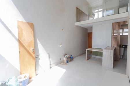 Sala de apartamento à venda com 1 quarto, 55m² em Carmo, Belo Horizonte