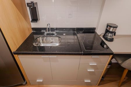 Studio à venda com 33m², 1 quarto e sem vagaCozinha