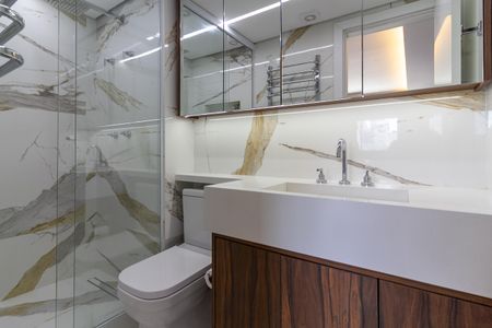 Apartamento para alugar com 64m², 1 quarto e 1 vaga Apartamento para alugar com 64m², 1 quarto e 1 vagaBanheiro Social