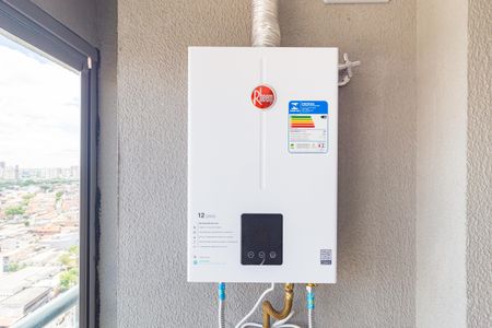 Apartamento para alugar com 31m², 1 quarto e sem vagaDetalhe - Varanda