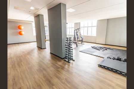 Apartamento para alugar com 35m², 1 quarto e 1 vaga Apartamento para alugar com 35m², 1 quarto e 1 vagaÁrea comum - Academia