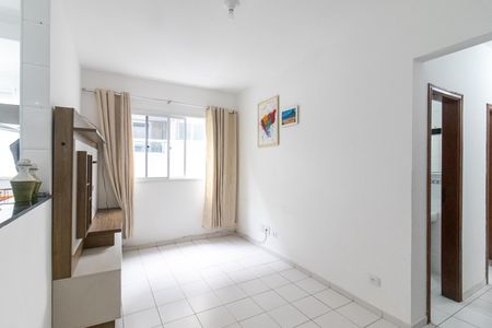 Sala de apartamento para alugar com 2 quartos, 80m² em Canto do Forte, Praia Grande