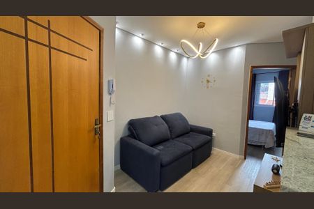 Sala  de apartamento à venda com 2 quartos, 50m² em Parque Erasmo Assunção, Santo André