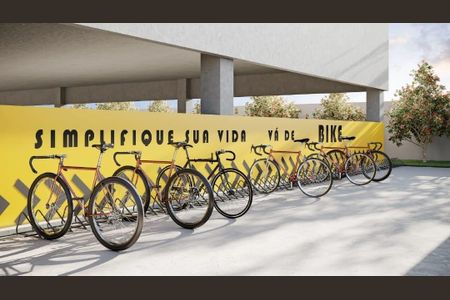 Apartamento à venda com 45m², 2 quartos e 1 vaga Apartamento à venda com 45m², 2 quartos e 1 vagaBicicletário