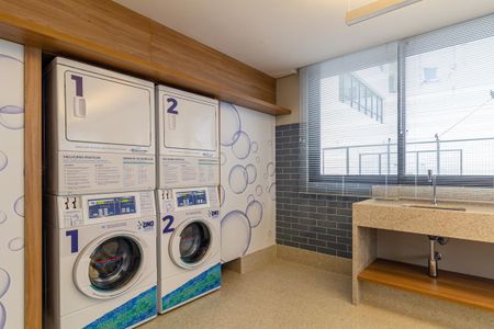 Apartamento à venda com 34m², 2 quartos e sem vagaÁrea comum - Lavanderia
