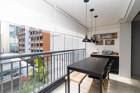 Varanda de apartamento à venda com 1 quarto, 50m² em Bela Vista, São Paulo
