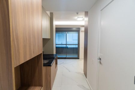 Cozinha de apartamento para alugar com 1 quarto, 28m² em Vila Clementino, São Paulo