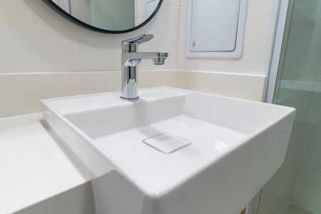 Apartamento para alugar com 28m², 1 quarto e sem vaga Apartamento para alugar com 28m², 1 quarto e sem vagaBanheiro Detalhe