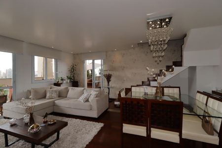 Sala de apartamento para alugar com 3 quartos, 168m² em Vila Bastos, Santo André