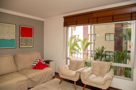 Sala de apartamento à venda com 3 quartos, 105m² em Brooklin, São Paulo