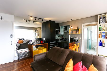 Sala  de apartamento à venda com 2 quartos, 72m² em Vila Andrade, São Paulo