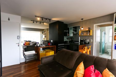 Sala  de apartamento à venda com 2 quartos, 72m² em Vila Andrade, São Paulo