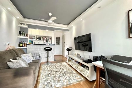 Sala de apartamento à venda com 2 quartos, 54m² em Vila Guarani (zona Sul), São Paulo