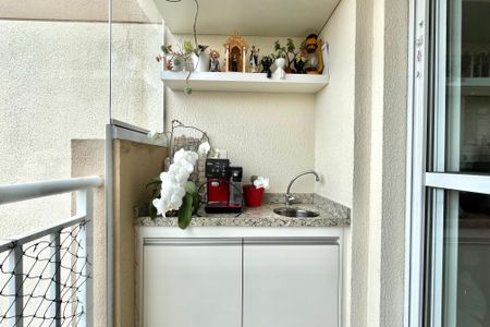 Varanda de apartamento à venda com 2 quartos, 54m² em Vila Guarani (zona Sul), São Paulo