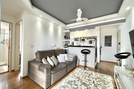 Sala de apartamento à venda com 2 quartos, 54m² em Vila Guarani (zona Sul), São Paulo