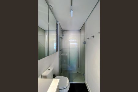 Studio para alugar com 25m², 1 quarto e sem vaga Studio para alugar com 25m², 1 quarto e sem vagaBanheiro Social