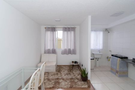 Sala/Cozinha de apartamento à venda com 2 quartos, 46m² em Novo Riacho, Contagem