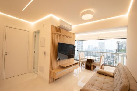 Apartamento à venda com 44m², 1 quarto e sem vaga Apartamento à venda com 44m², 1 quarto e sem vagaSala de estar