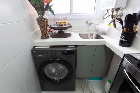 Apartamento à venda com 50m², 1 quarto e 1 vaga Apartamento à venda com 50m², 1 quarto e 1 vagaCozinha e Área de Serviço