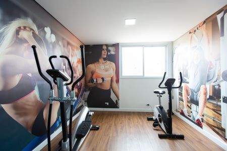 Apartamento à venda com 50m², 1 quarto e 1 vaga Apartamento à venda com 50m², 1 quarto e 1 vagaÁrea comum - Academia