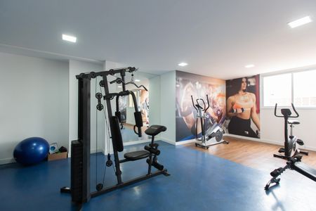 Apartamento à venda com 50m², 1 quarto e 1 vaga Apartamento à venda com 50m², 1 quarto e 1 vagaÁrea comum - Academia