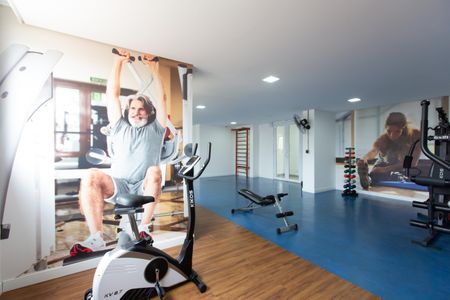 Apartamento à venda com 50m², 1 quarto e 1 vaga Apartamento à venda com 50m², 1 quarto e 1 vagaÁrea comum - Academia