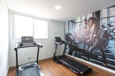 Apartamento à venda com 50m², 1 quarto e 1 vaga Apartamento à venda com 50m², 1 quarto e 1 vagaÁrea comum - Academia